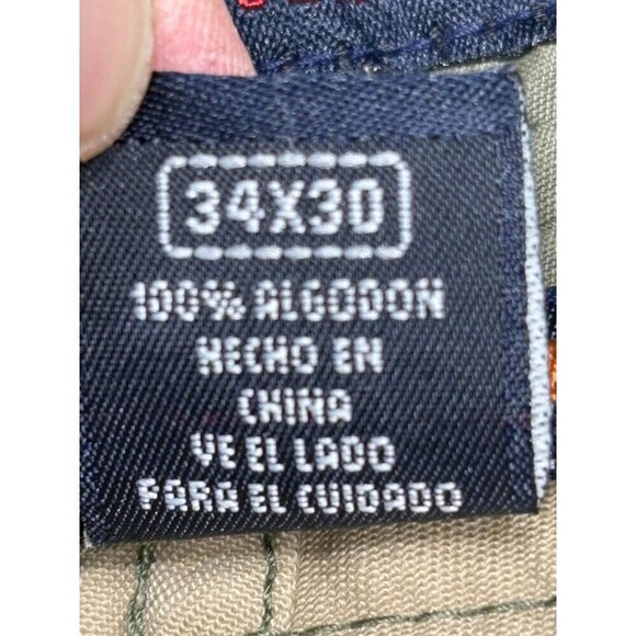 Bugle Boy Men's Khaki Tan Cargo Pants With Zip-Off Legs Size 34x30 Gorpcore Conv - Picture 11 of 12